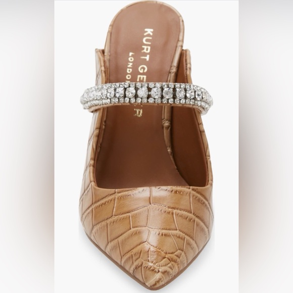 Kurt Geiger London Duke Crystal Strap Pointed Toe Shoe - NWT - Picture 5 of 9